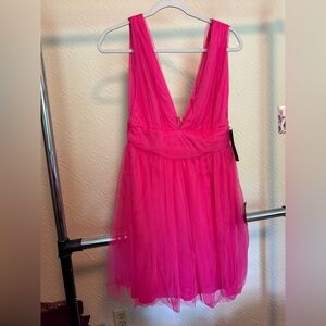 Lulu's Bright Pink Dress